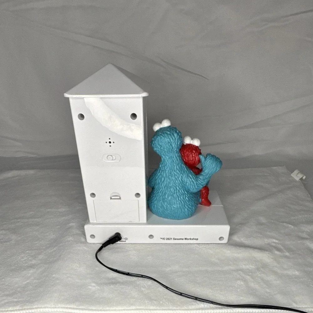 Sesame Street Elmo & Cookie Monster Traffic Light Digital Alarm Night Light